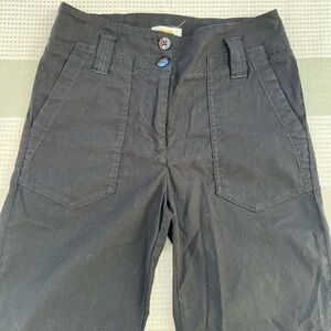 Anthropologie Maeve Black Linen Pants